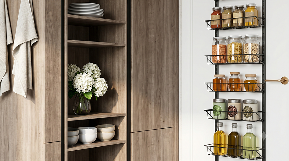 Over-the-Door Kitchen Cabinet Organizer Rack - Image 2