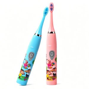 Kids Electric Toothbrush, Rechargeable Sonic Toothbrush for Children with Timer & Waterproof Design