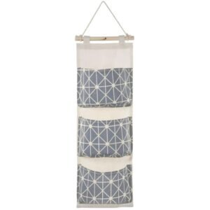Hanging Wall Storage Organizer – 3-Pocket Waterproof Closet Pouch